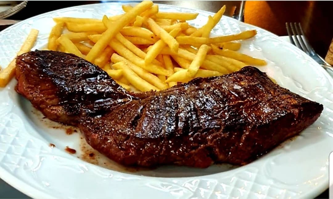 Entrecot con patatas