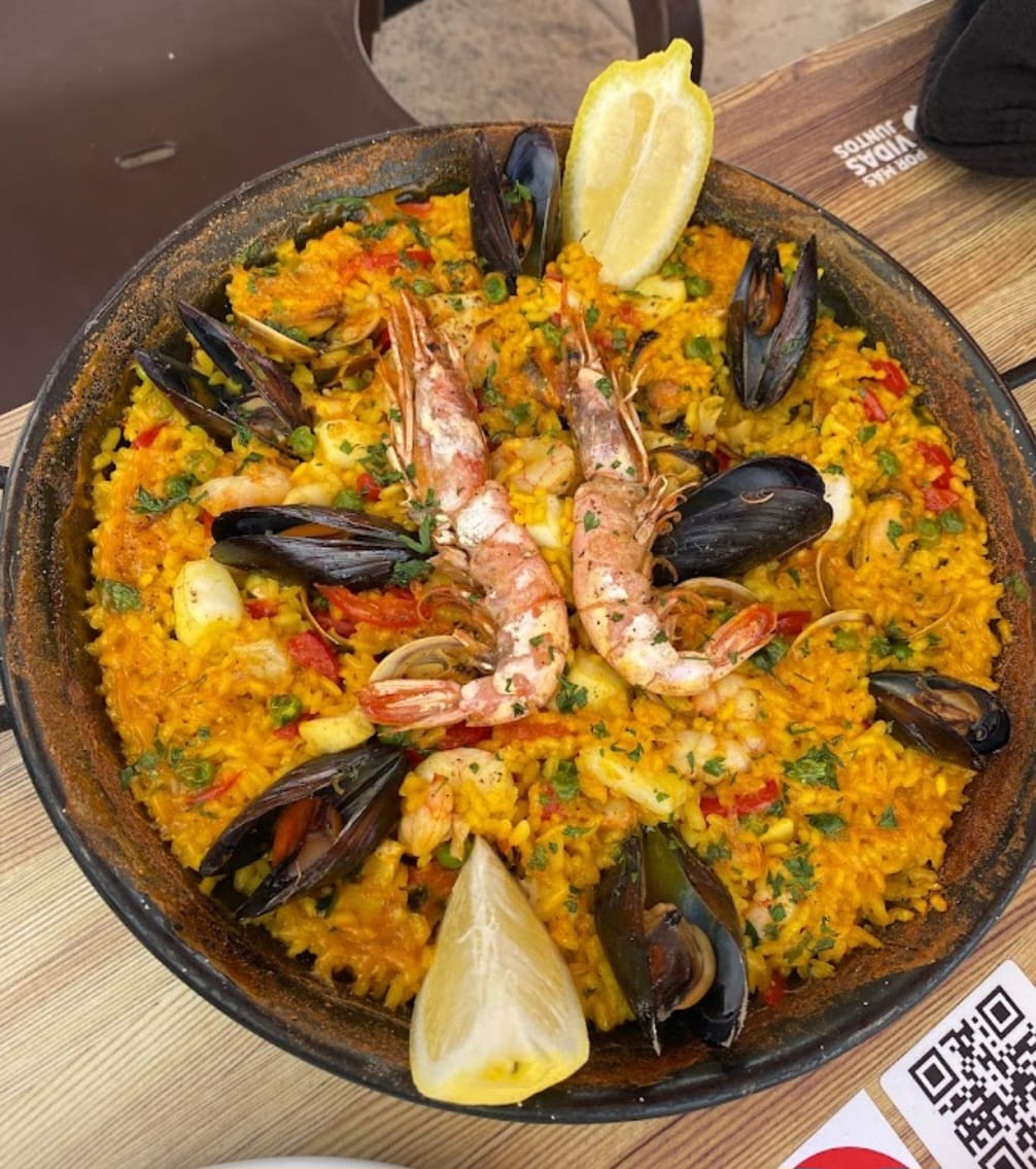 Paella de marisco